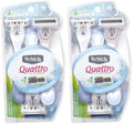 Quattro 2 Pk Razor Sensitive Quattro - 3 For Disposable Schick Ct Skin Women -
