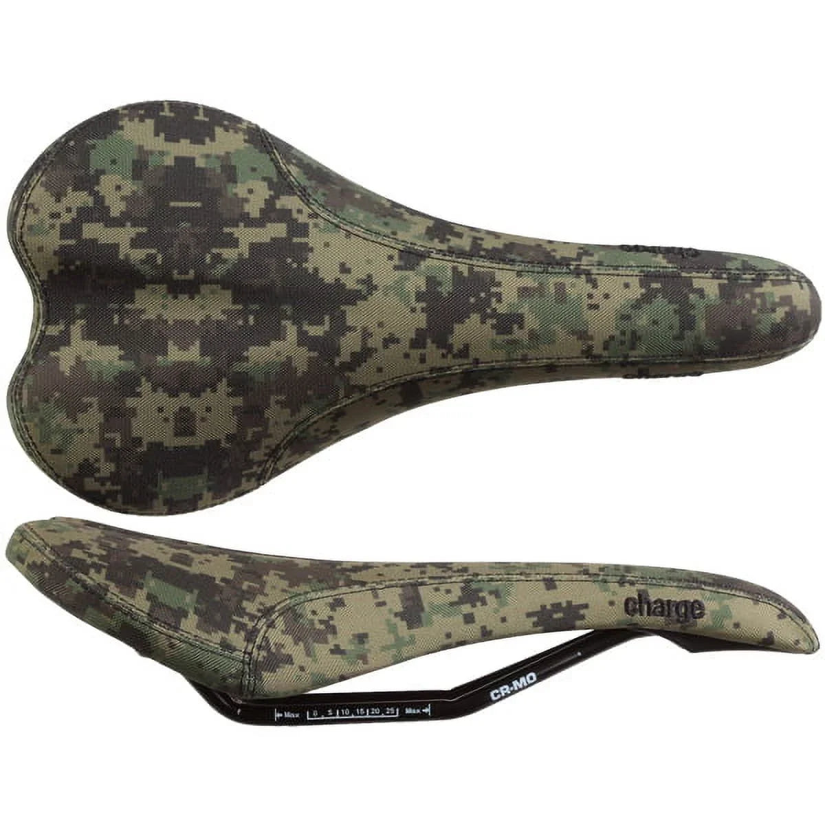 digi Charge Bikes CrMo - saddle, camo Spoon green