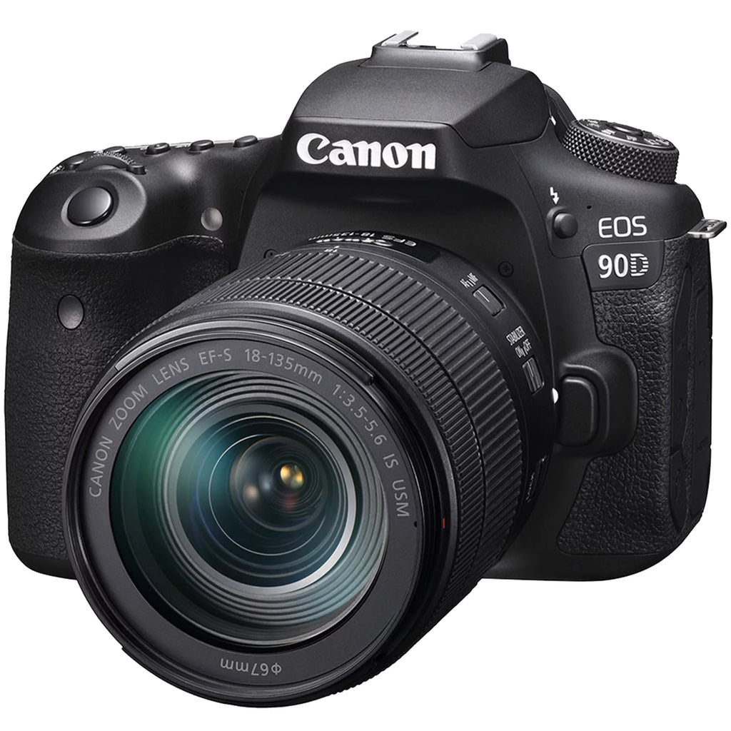 Card + + Tripod Canon 18-135mm with USM 90D EOS Lens Camera + DSLR Bundle Wideangle ZeeTech Case IS SanDisk + Accessory 64GB +