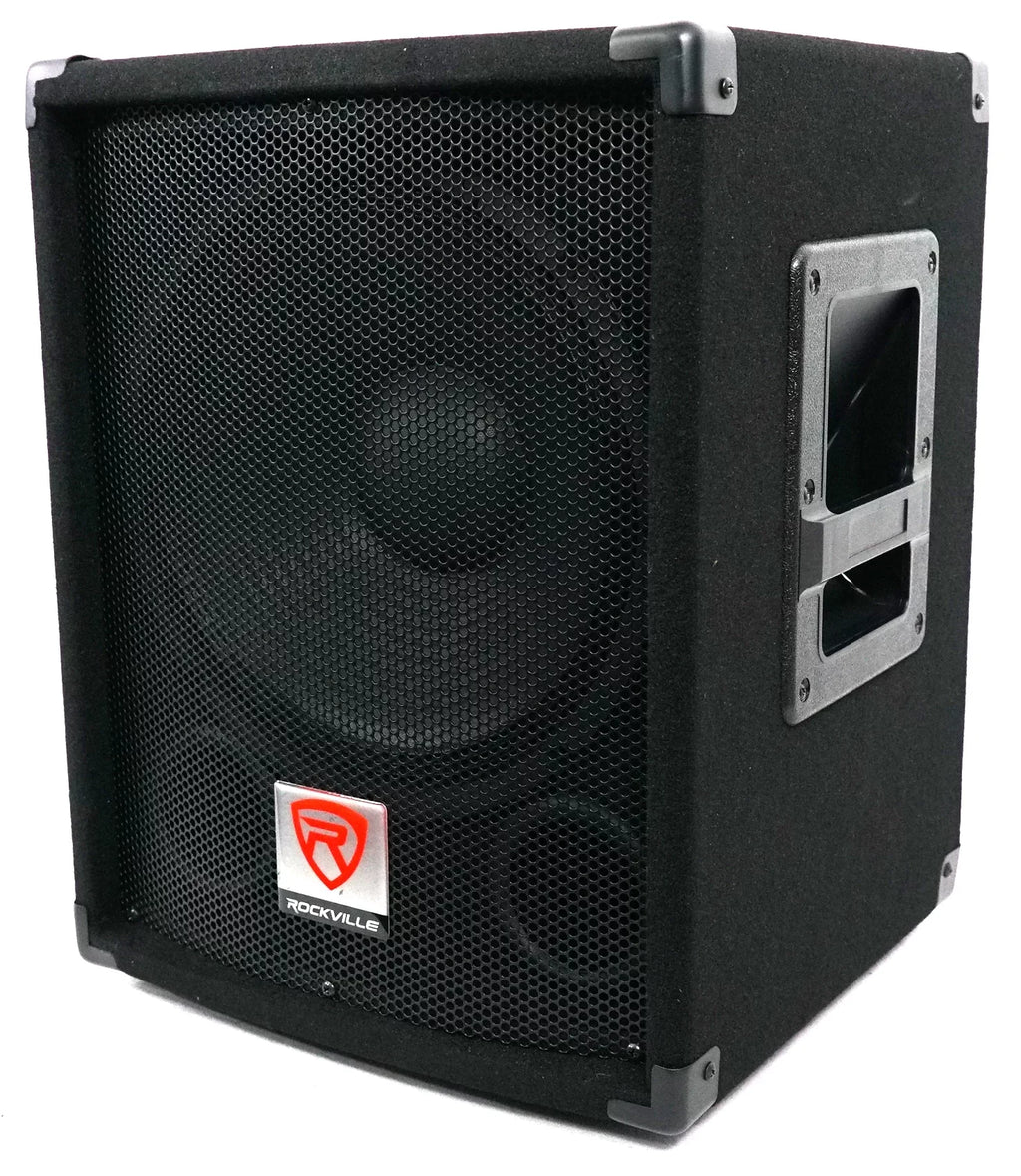 Pro Cabinet/Pole 12" Rockville DJ Subwoofer, SBG1128 Mount MDF 600 Watt Passive