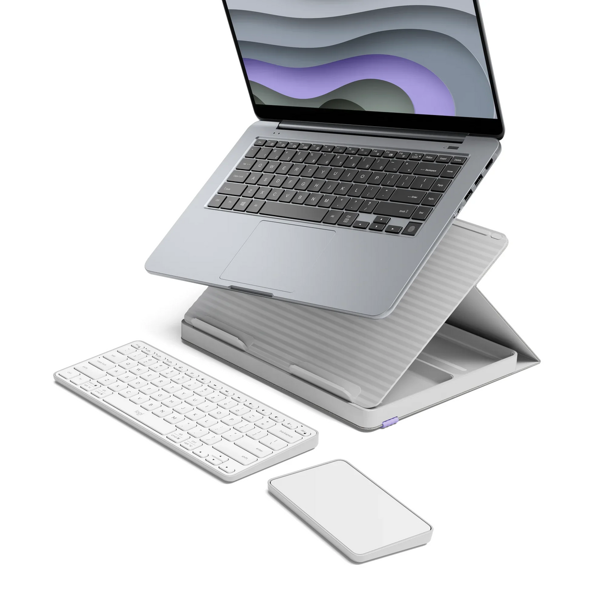 Touchpad, Laptop/MacBook Kit - Stand, Casa with Work Windows, Wireless Desk macOS, Charging, Pop USB (10? Up & Nordic - From Laptop Logitech Bluetooth, Home Keyboard to Calm C for 17?) ChromeOS