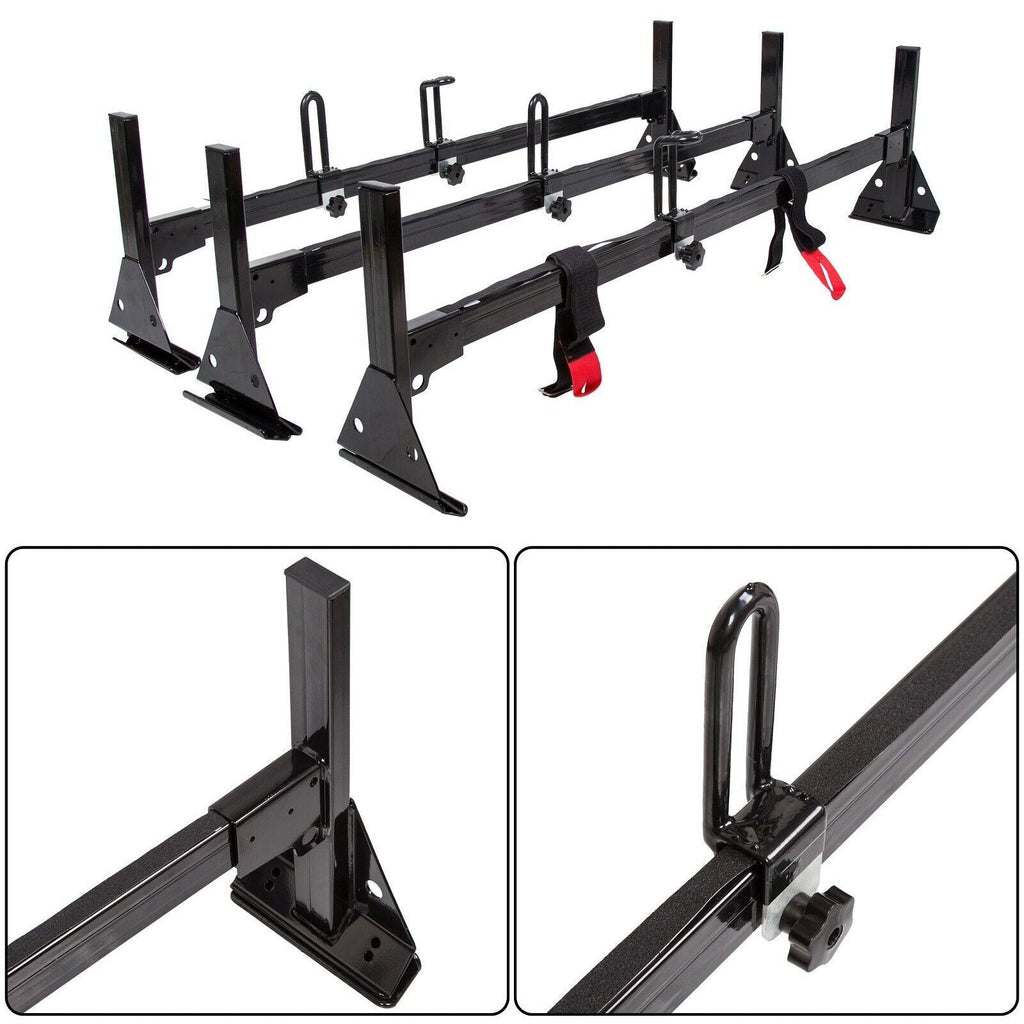 Roof Ladder For Racks bar Black Express Fullsize Rack Steel Teledu 3 Chevy Chevy Van