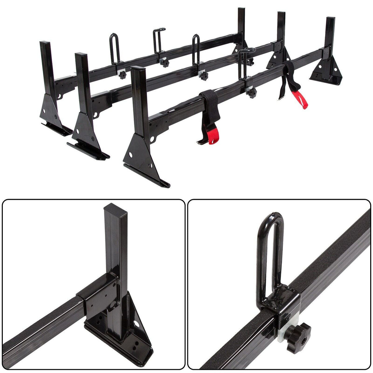Roof Ladder For Racks bar Black Express Fullsize Rack Steel Teledu 3 Chevy Chevy Van