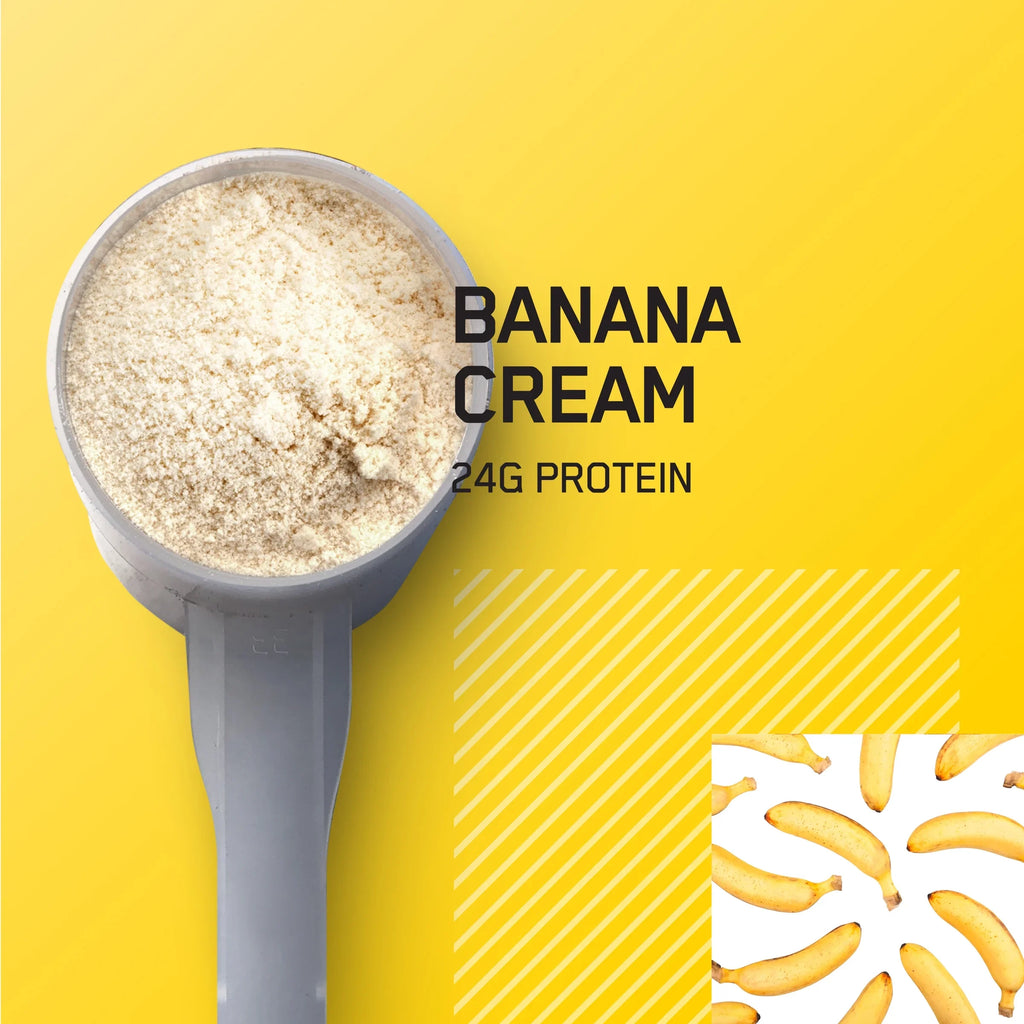29 2 Gold Cream, Powder, lb, Servings Nutrition, Optimum 100% Protein Banana Standard Whey