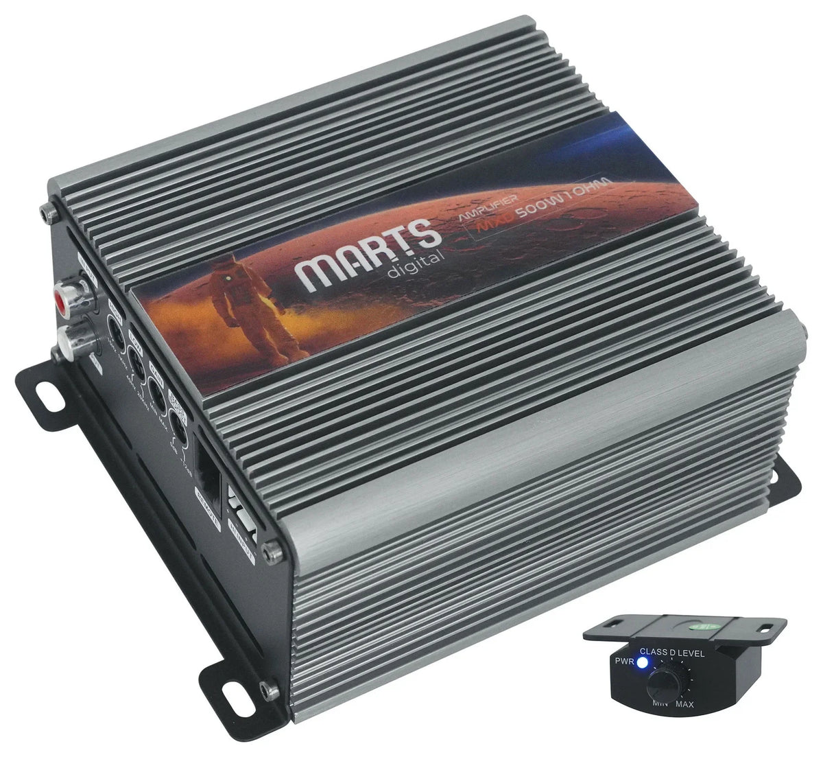 Digital MXD Kit Car OHM 500 RMS Marts Mono 500w Amplifier+Bass 1 Remote+Amp