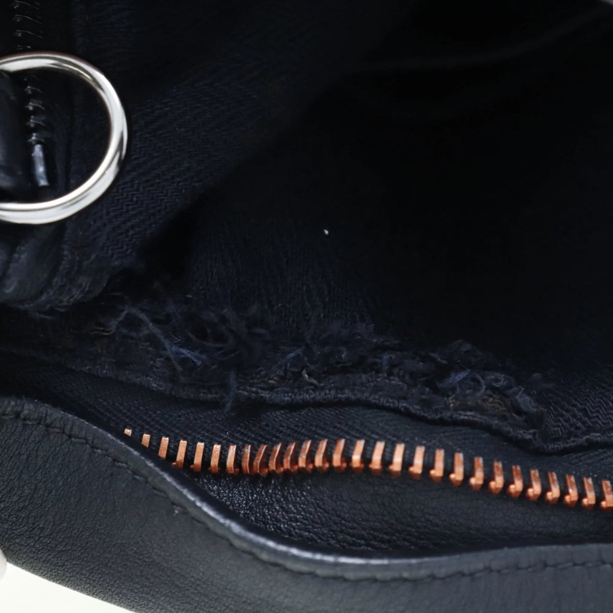 Vertical Hermes Unisex Tote Bag (Fair) Voderma Caravan Pre-Owned PM Black