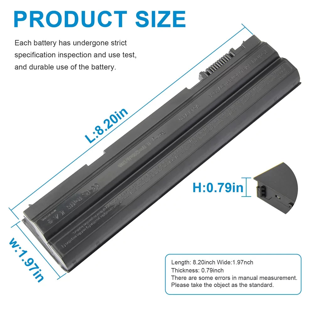 E6420 ✅Battery E6430 Dell T54FJ E6530 E5420 E6520 E5430 E5530 E5520 Latitude for
