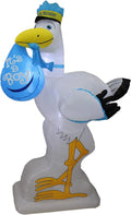 Blue Announcement Party Inflatable Outdoor Boy Indoor Prop Lights Tall Garden Lawn Home Baby 6 Blowup Foot For Special Celebration It's Decoration Baby Stork LED A Lighted Shower Yard Delivery