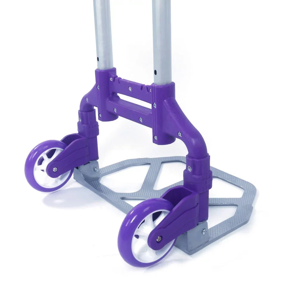 Luggage Purple Trolley Truck Push Portable Folding Dolly BMTBUY Hand Collapsible Cart Aluminium