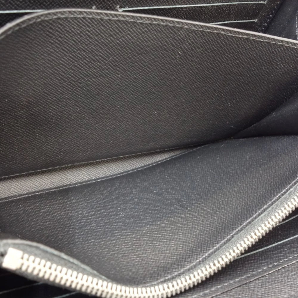 Louis Long Vuitton LOUIS Taiga Wallet 083562 Zippy XL Pre-Owned M42097 (Good) VUITTON Ardoise