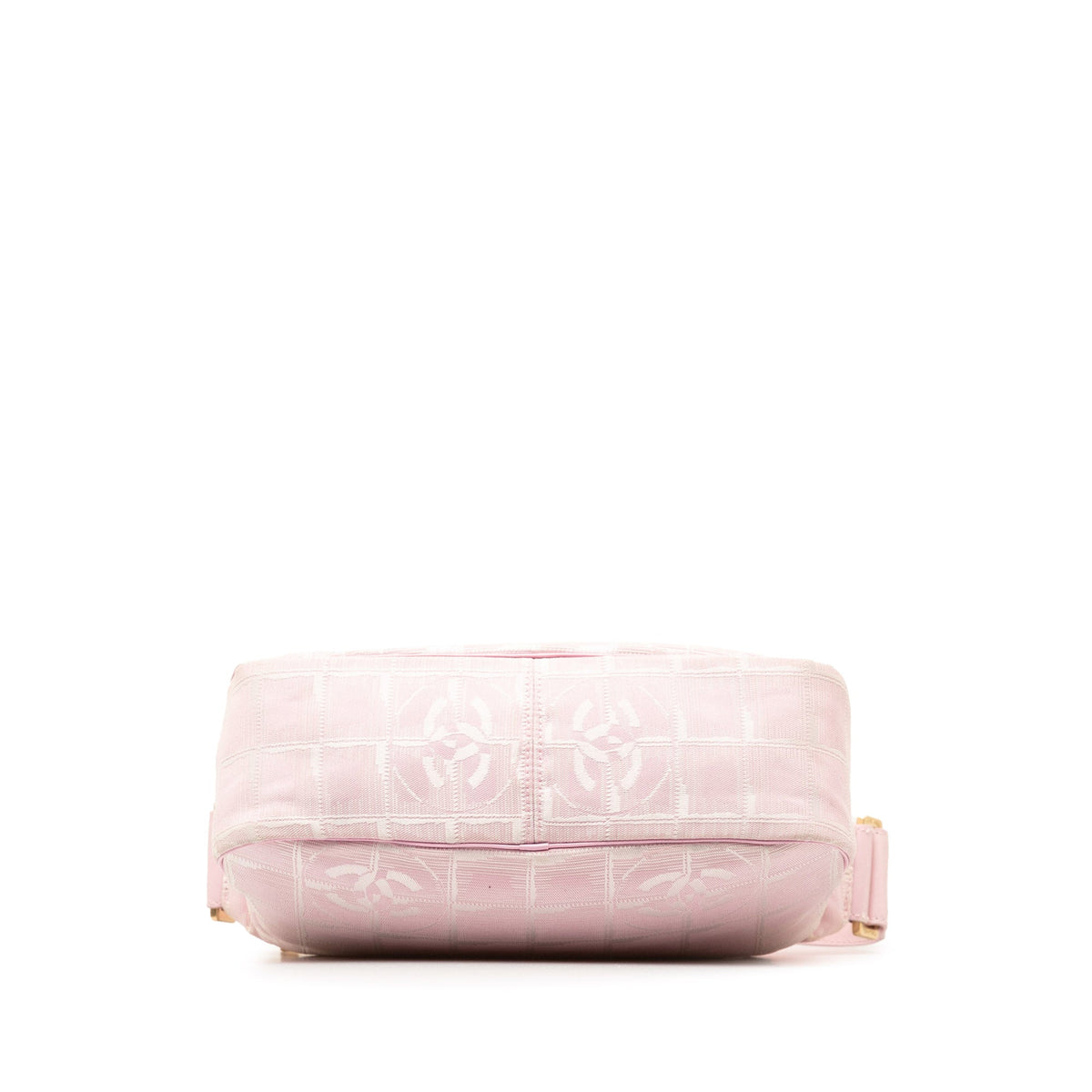 Authenticated New (Good) Travel Chanel Pink Unisex Handbag Fabric Pre-Owned Nylon HandleBag Top Line