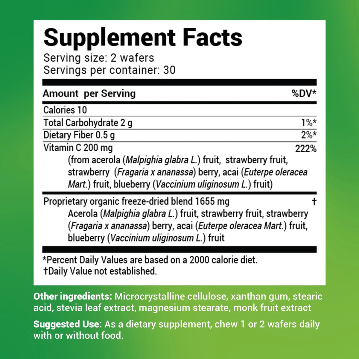 Complex Vitamin Vitamin - Real 60 Wafers Chewable Chewable C Berries, Berg from Dr. Tablets C
