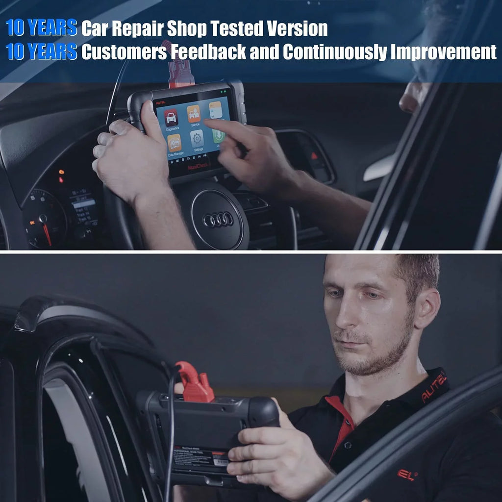System & Full Autel Diagnostic functionalities OBD2 Tool, Scanner Same MK80 Scanner OBD2 Diagnostic Professional MX808 Diagnosis IMMO/EPB/SAS/BMS/TPMS/DPF, System with MaxiCheck of All