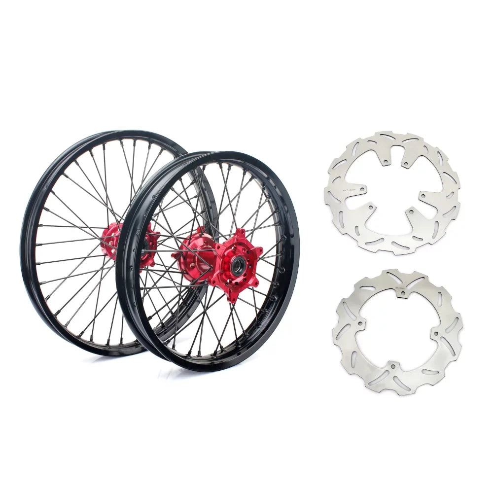 21" for R 15-21 Rotors MX CRF 18" Wheels CRF250R Honda 250 CRF450R 450 Rims