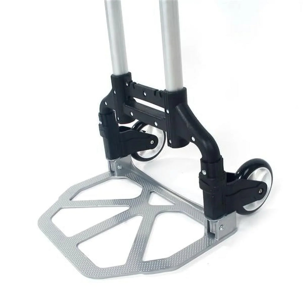 trolley black Black telescopic Aluminum Truck luggage Portable trolley Dolly Trolley Portable Folding Push Collapsible foldable Cart cart