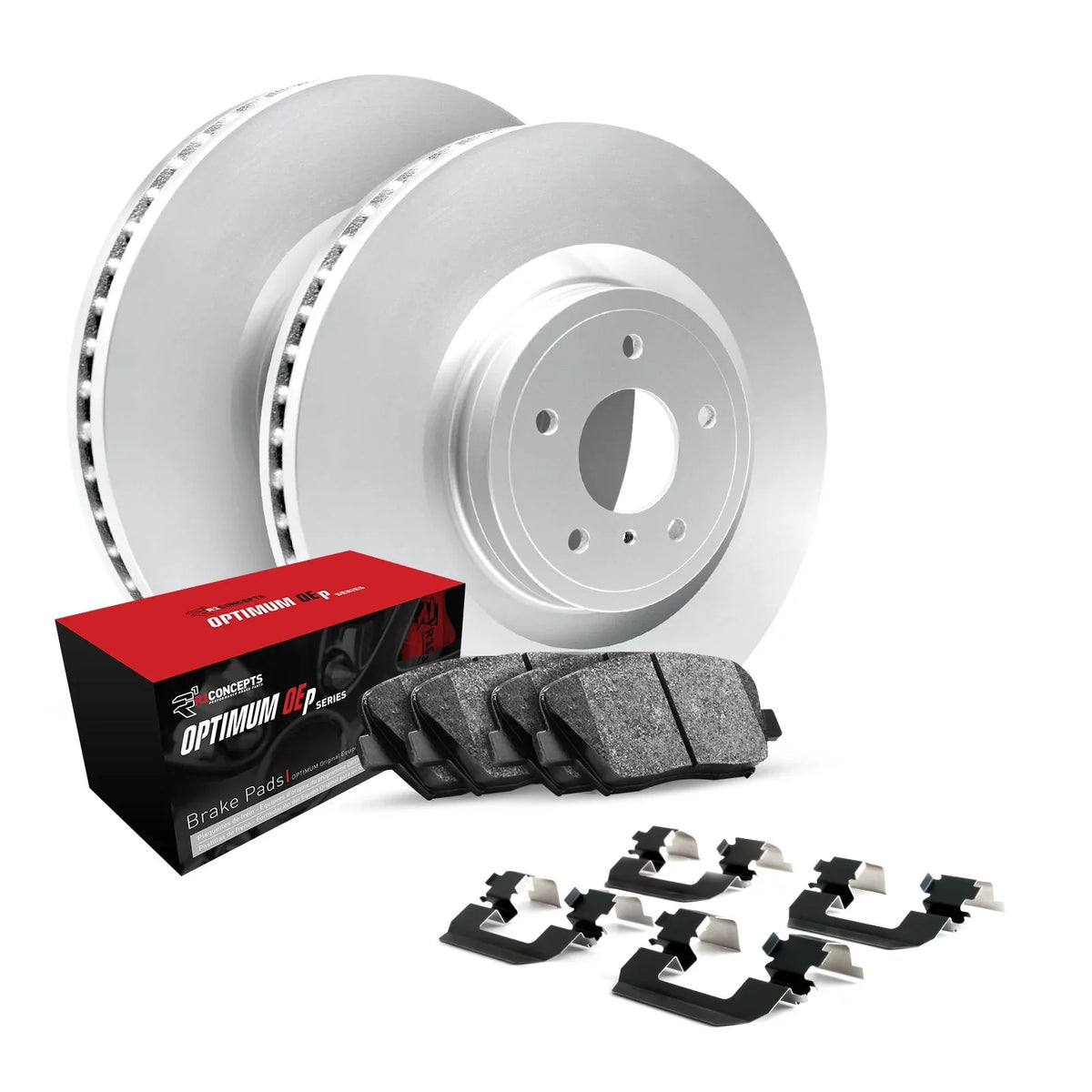 Pads| Pads and Rotors Brakes Concepts Kit R1 and Optimum Rotors Rotors OEp Rear and Brake Pads| Brake WJUN1-73006 |Rear Brake