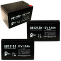 Universal - F1 Includes GTI Sealed F2 - AGM, SLA) Terminal 12000mAh, Acid (12V, Adapters F1 Replacement Battery 12Ah, SEA-DOO Terminal, SeaScooter to Pack - 3x 6 Lead UB12120 Battery