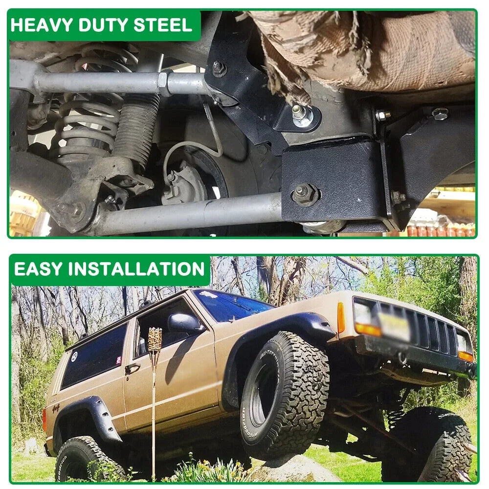 lift 1984-2001 Relocation For XJ Arm 4.5"up Drop Jeep Control Front Cherokee Kit ELITEWILL