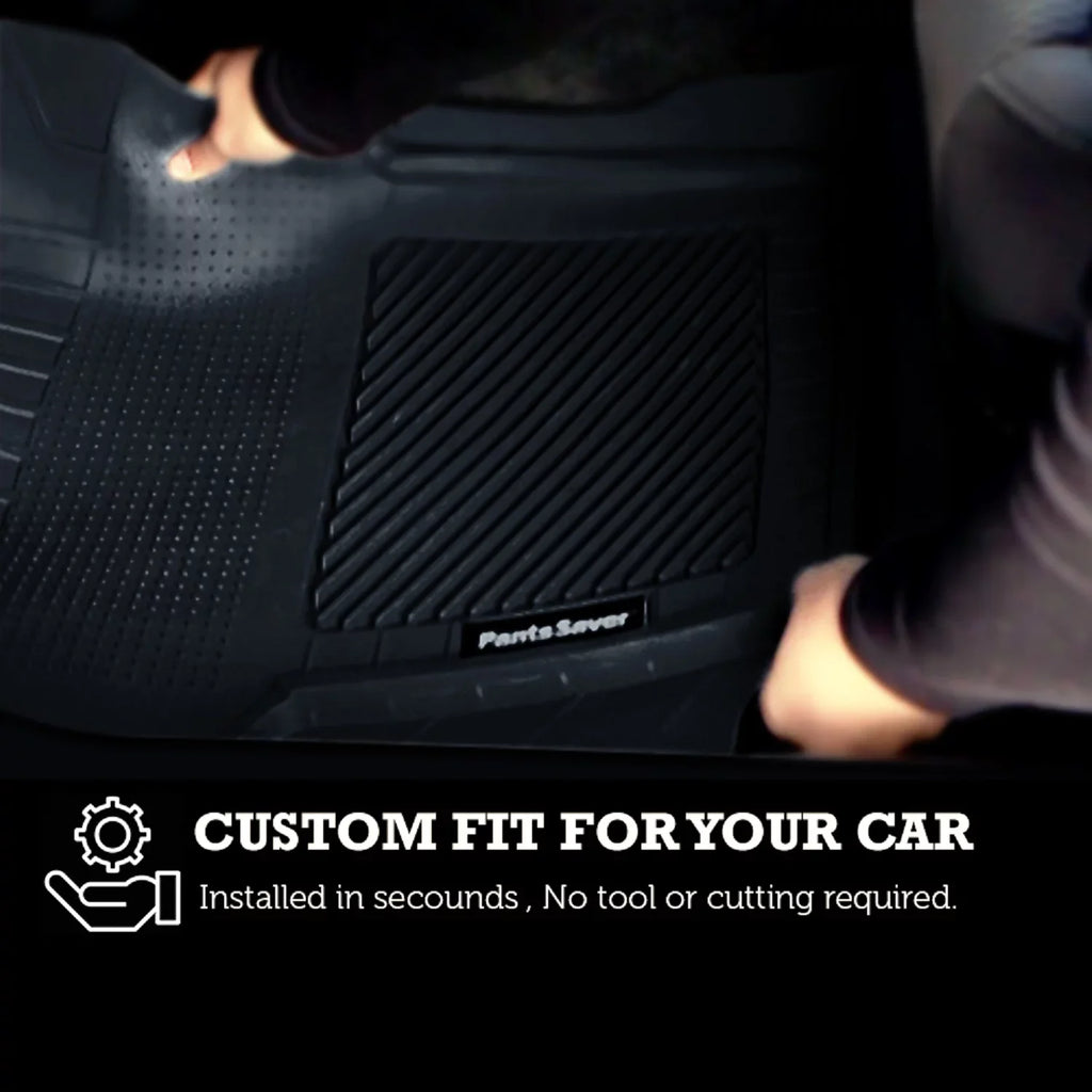 G90 2017-2022 Weather Mats Floor Piece for Genesis Protection Set -4 Fit (Black) All PantsSaver Custom