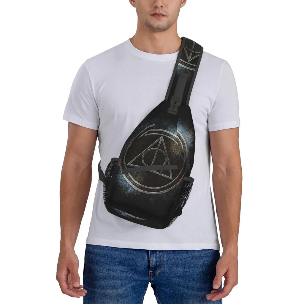 Bags Crossbody Travel Women For Chest Deathly Hallows Bag Potter Sling Harry Backpack Teen Men Diagonally Daypack Adults