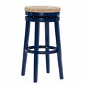 31 Stool Natural Bar in. with - Rush Powell Swivel Natural Morgan