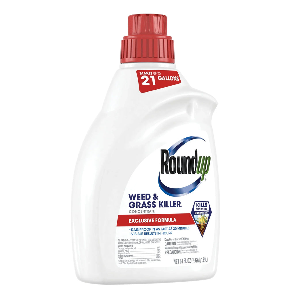 Grass fl.oz. Other Use and Your Roundup Yard, Concentrate, Killer₄ of Weed & Flower in Beds 64 Areas