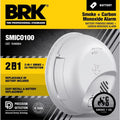 BRK Ionization Carbon Detector Smoke and Battery-Powered Monoxide