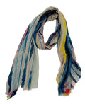 Cheung Blend Scarf Beach - Moonlight by Cashmere/Wool James CA Paul