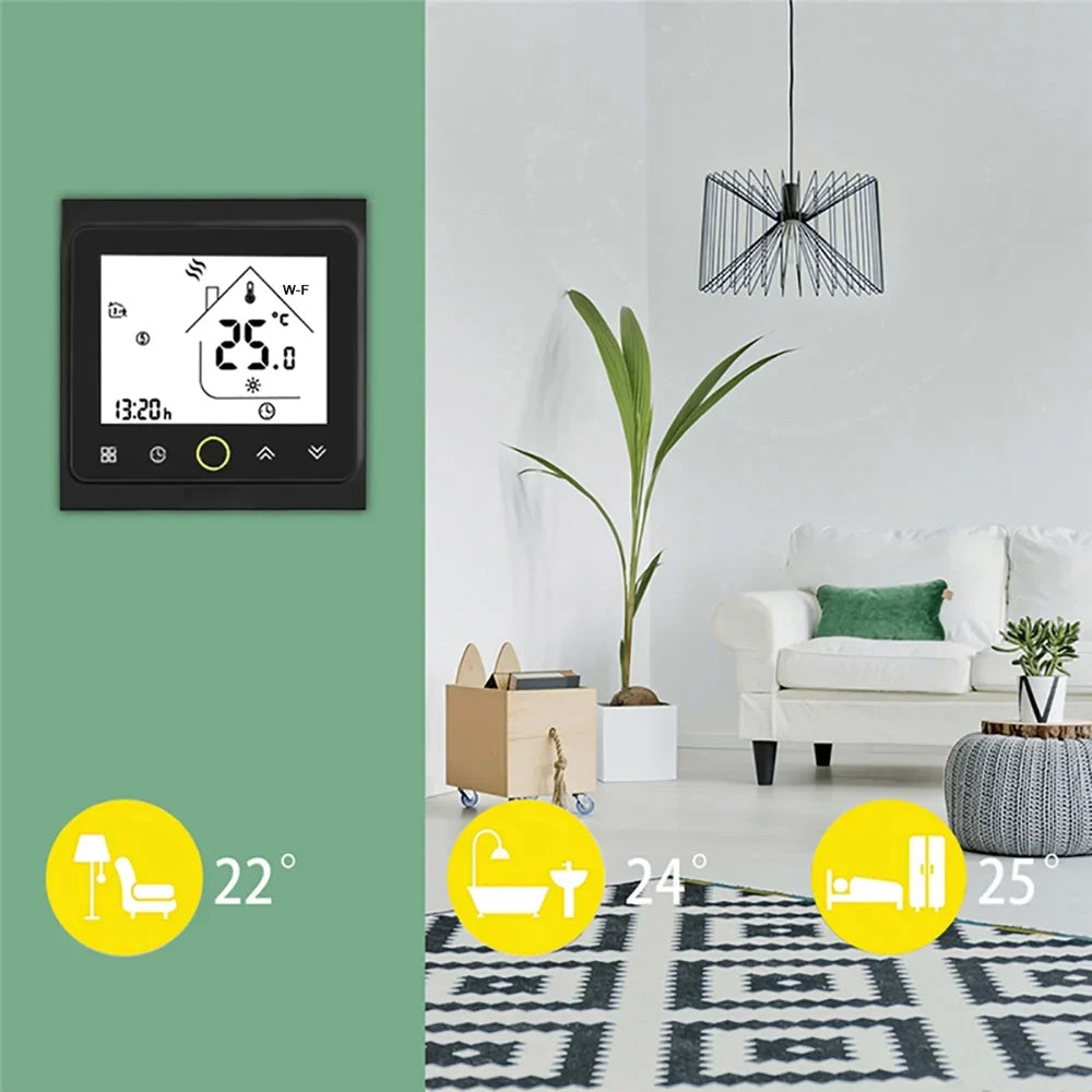 Temperature / Wi-fi Smart -- Compatible Thermostat,5a With Water With Temperature Boiler / Water App / Temperature Smart Compatible GoolRC