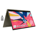 Xe 360° 2-in-1 Screen USB Intel 12GB SSD, 11, 15.6" RAM, Touch Backlit 32GB Yoga Evo LENOVO Intel Iris i7 Laptop, Keyboard, Core 1TB PCIe Graphics, Win Card Moss, Dark 7i Platform 1165G7,