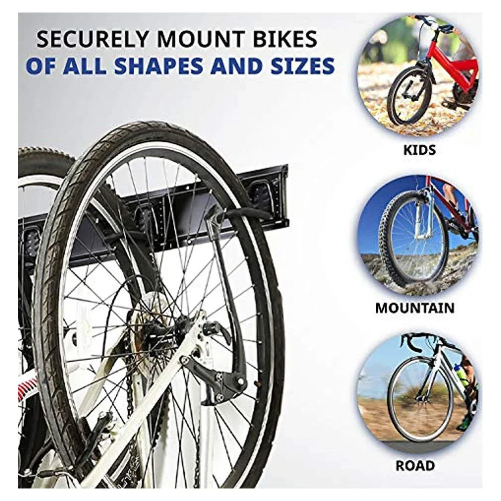 RaxGo Hanger Wall Adjustable Garage Hooks 6 Mount Rack Storage Bicycle Bike with