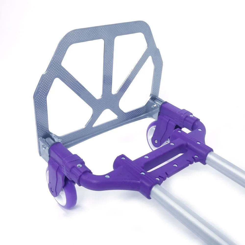 Luggage Purple Trolley Truck Push Portable Folding Dolly BMTBUY Hand Collapsible Cart Aluminium
