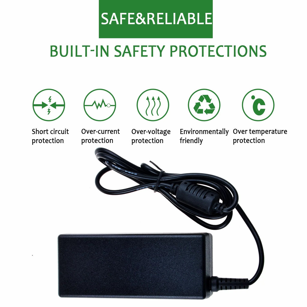 Compatible AC Mains PC Notebook / Battery 14-3459 Charger 14 for Cable PS 3459 Replacement Supply DC Laptop Power 14 Adapter PSU Vostro LED Cord 3000 Dell KONKIN BOO