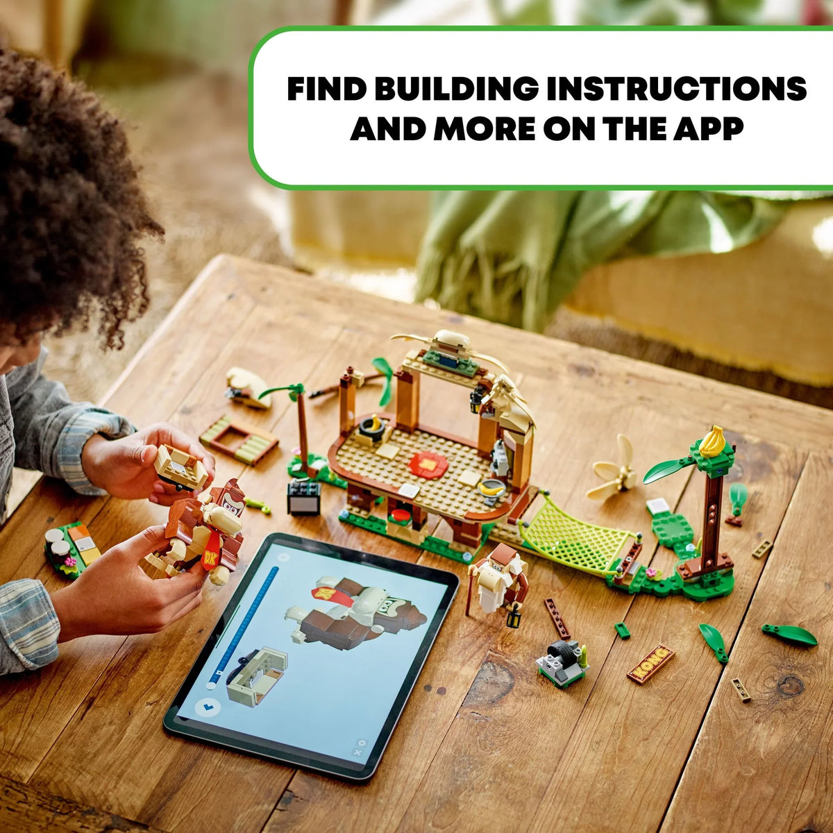 Game Expansion House Collectible Cranky Gift Kong’s Mario Old Kids, with 71424 Figures Set, Donkey Mario Fun and Buildable Year 8-10 for Birthday Donkey Kong, LEGO Tree 2 Super Super Kong