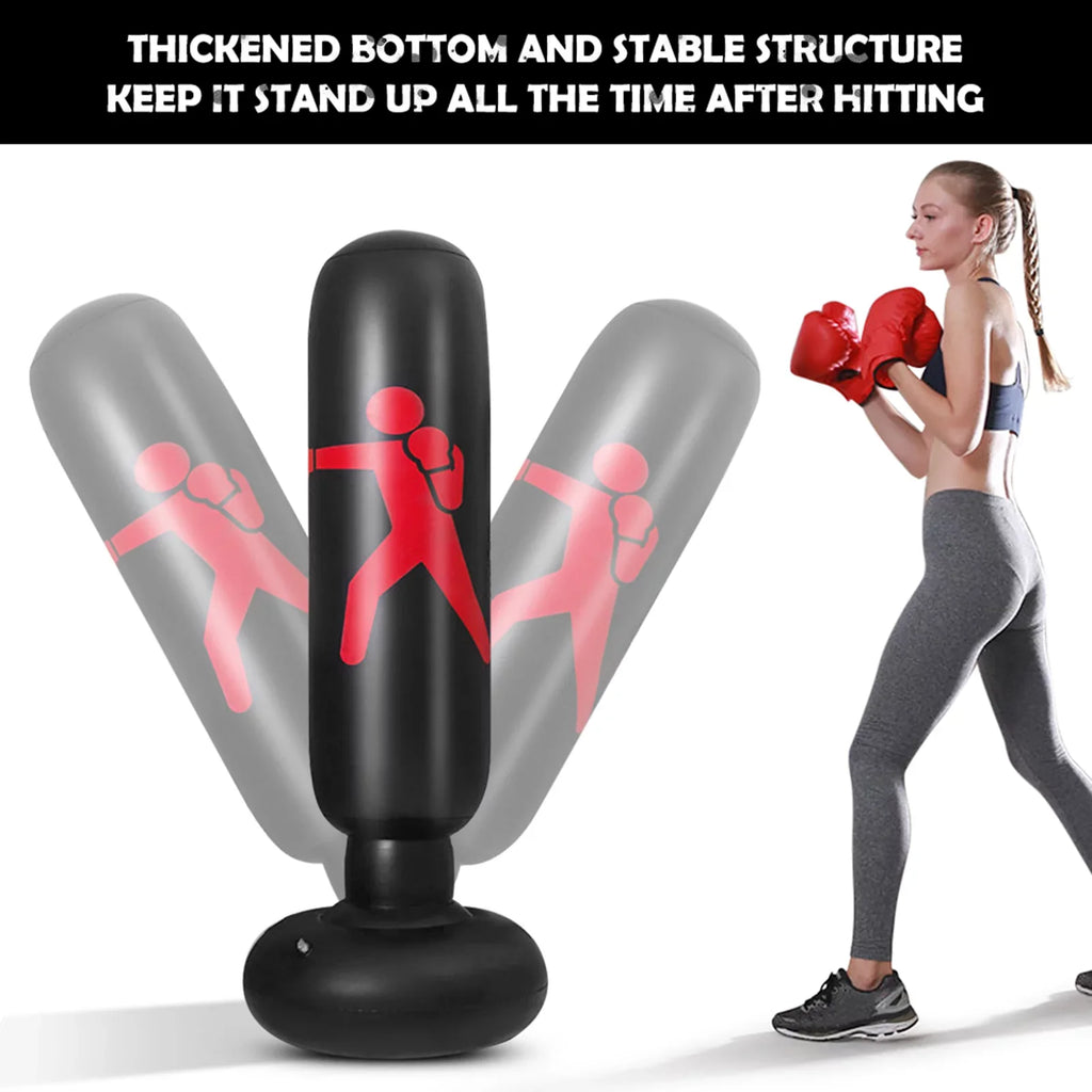 Training, Fitness Punching Bag Inflatable Boxing Boxing Target Andoer Bag, for PVC Bag 5.2ft