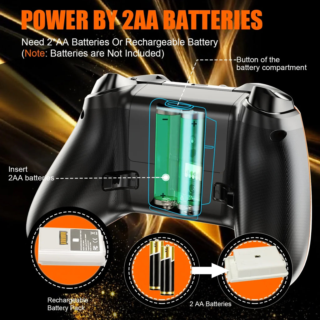 Xbox X/S, Video for Wireless Jack/Macro One Turbo/3.5mm Support Update (Watch Compatible Xbox S/X Gamepad Series Bonacell Controller Controller One, One/Xbox to Headphone with Xbox XBOX)Game Functions