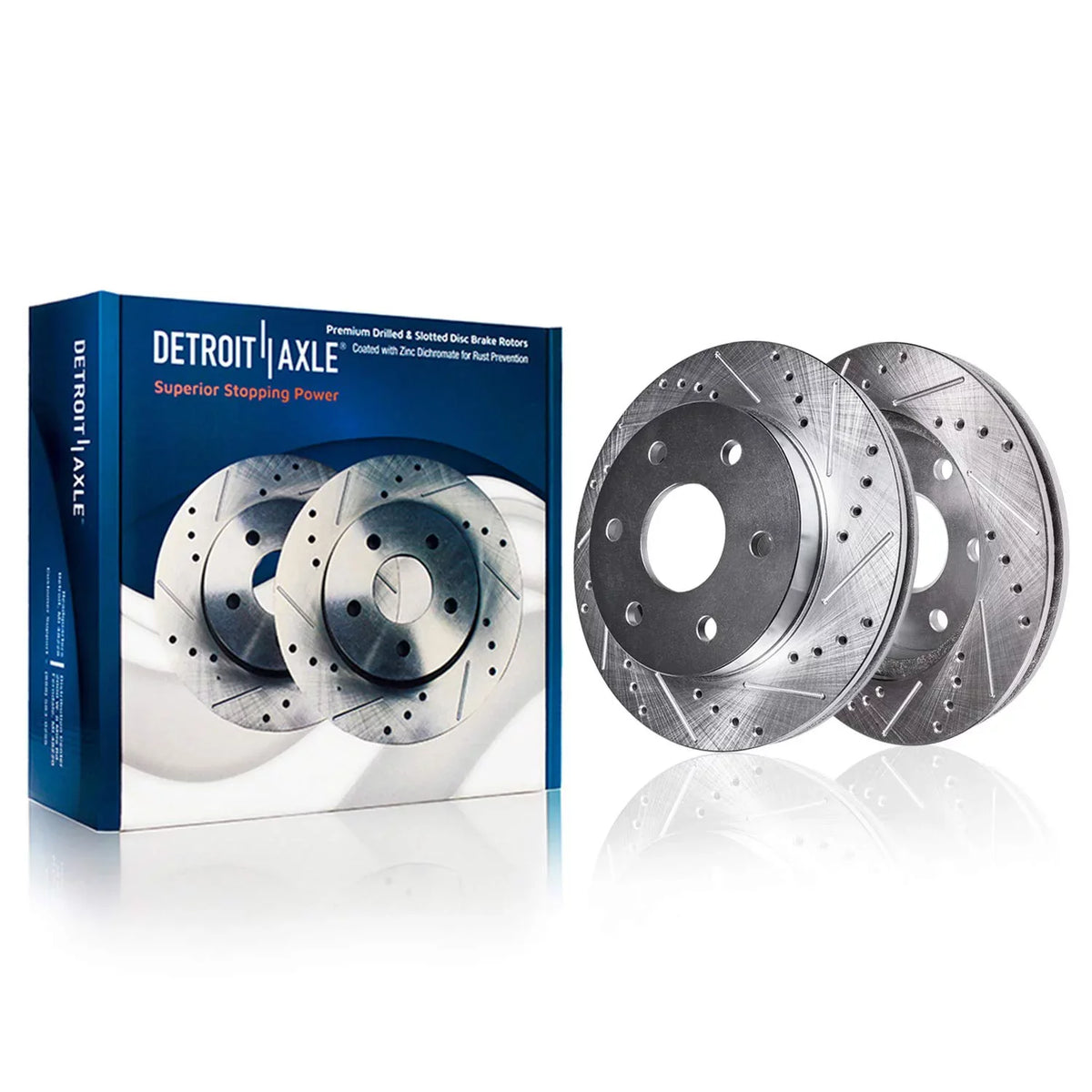 ESV Rotors - & Slotted Drilled Detroit Front XL 1500 Sierra Silverado Avalanche Kit Tahoe Ceramic Axle Rear GMC Brakes Brake EXT Chevy Pads Escalade for Brake and Yukon Suburban Cadillac