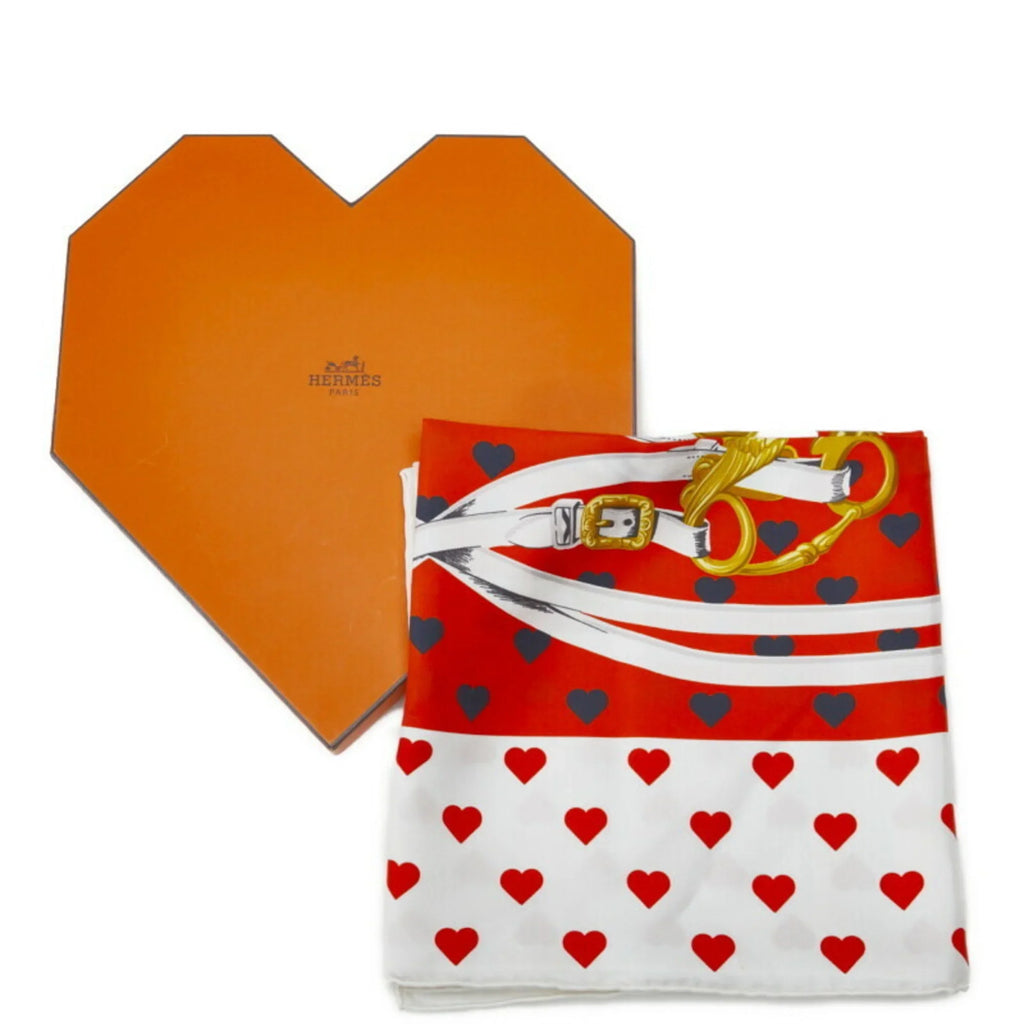 Horse Women's BRIDES HERMES (Good) Bridle Hermes Carre Multicolor de White Ceremony 90 Scarf Pre-Owned Silk GALA Muffler