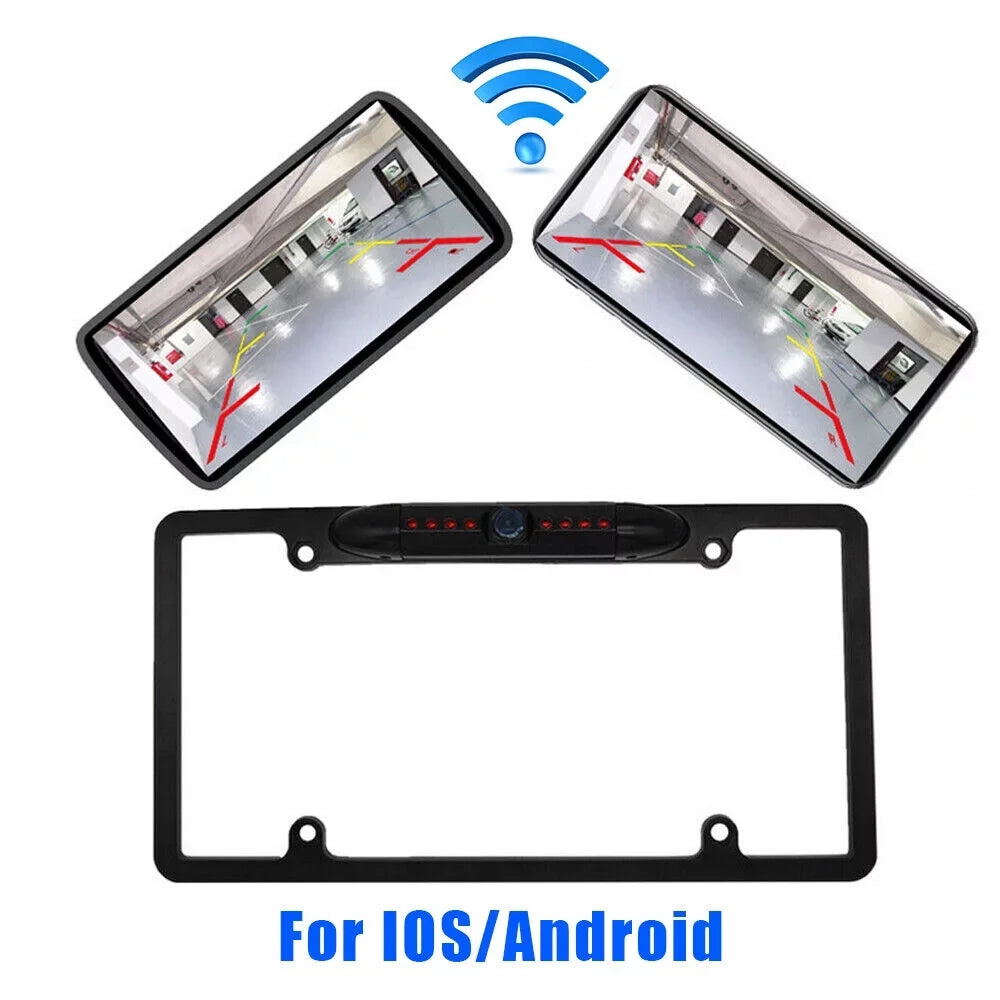 Frame Plate Parking Reverse Aid License Camera - Vision Night
