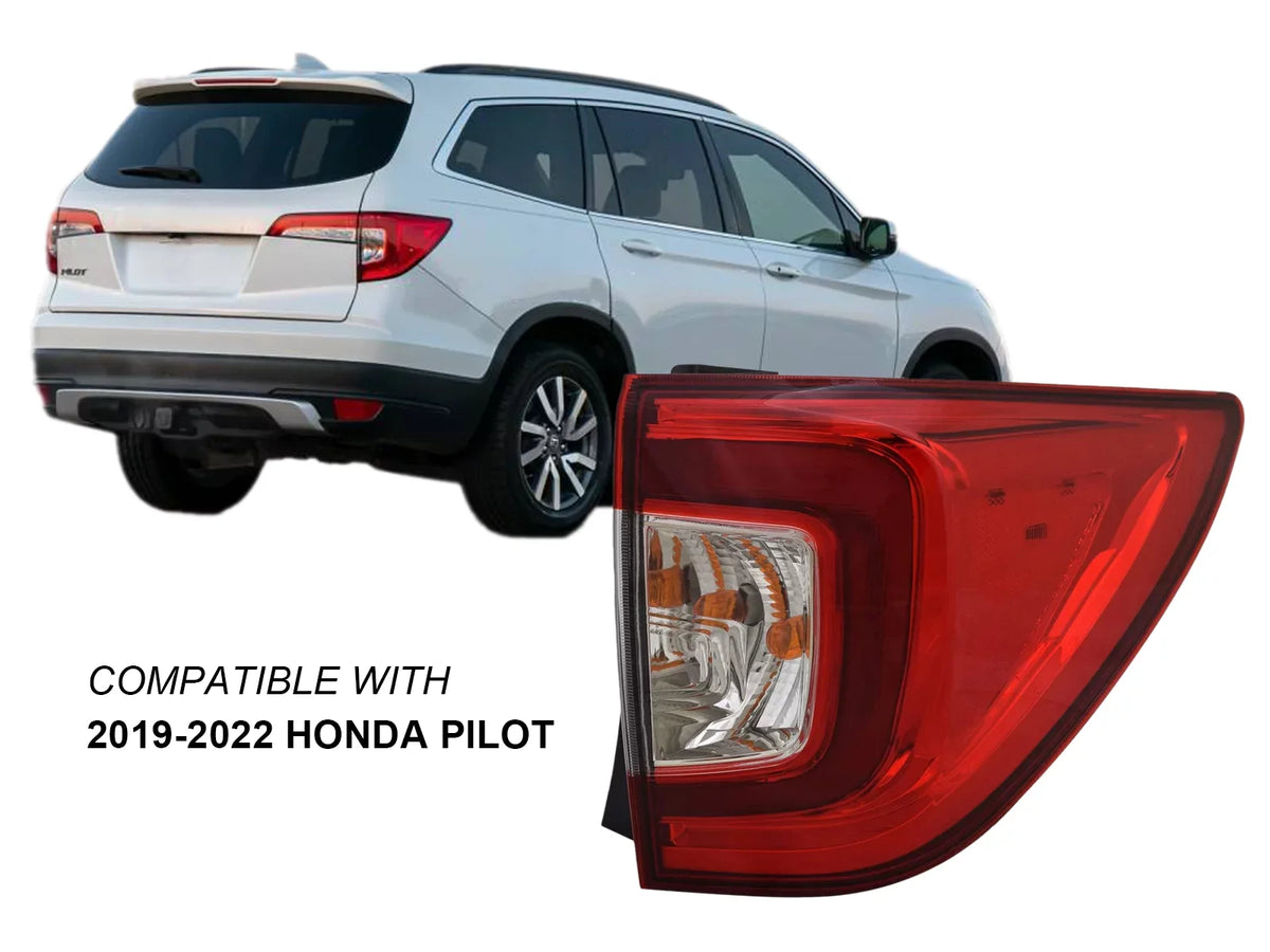 Replacement 2019 Bulb 2022 Right with 2021 Passenger Outer Tail HO2805120 Side Pilot 2020 APA 33500TG7A11 Light for