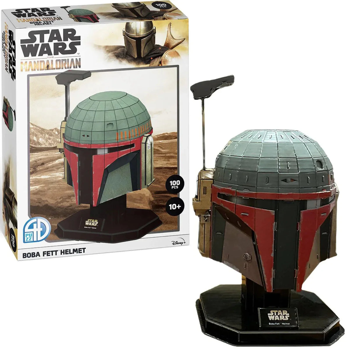 Model (Mandalorian Cityscape Kits Wars Helmet) Star 4D 3D Boba Paper Fett