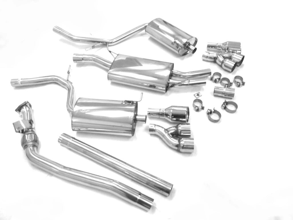 By A4 OBX-RS Audi 2.0L AT For Only Exhaust FWD 2005 S/S 2008 Fitment to Catback