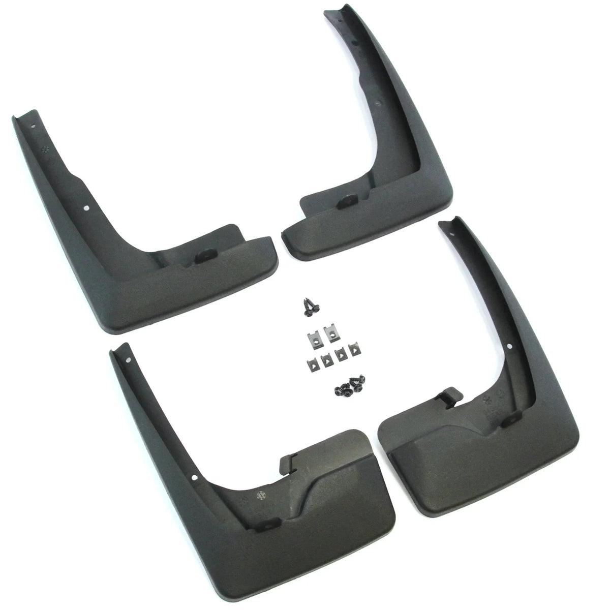 Front Set PT76921110 Splash Compatible Rear and PT769-21110 Flaps 4pc Mud Guards Hound Auto Scion with tC Molded 2011-2016 Red Full