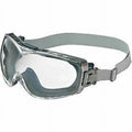 Navy Stealth Frame Clear Uvex Safety Lens Goggle, North OTG 763-S3970HSF Safety