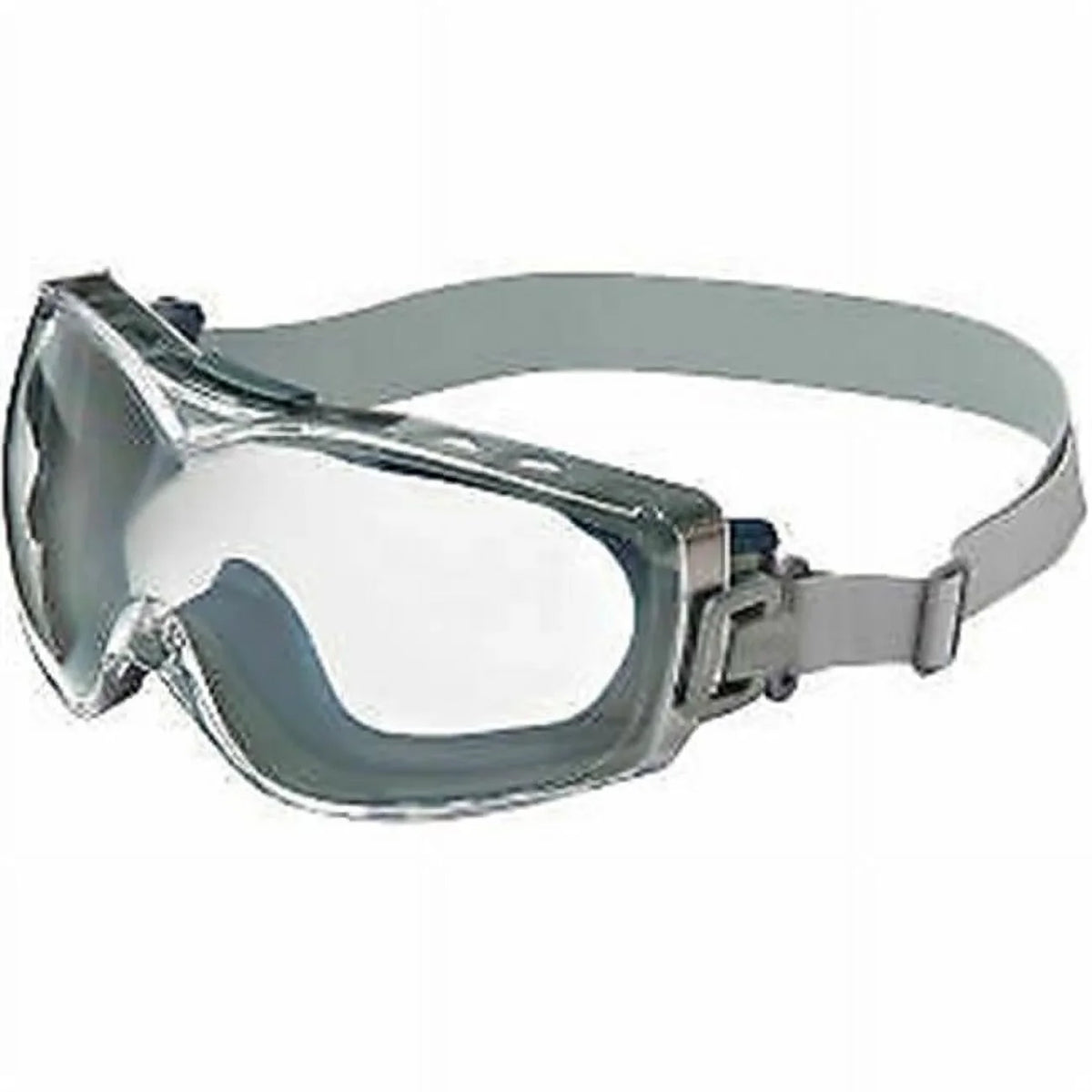Navy Stealth Frame Clear Uvex Safety Lens Goggle, North OTG 763-S3970HSF Safety