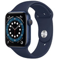 Sport 44mm Case - Blue Navy Fair - Aluminum 6 Watch Pre-Owned GPS Apple (2020) - Series Band