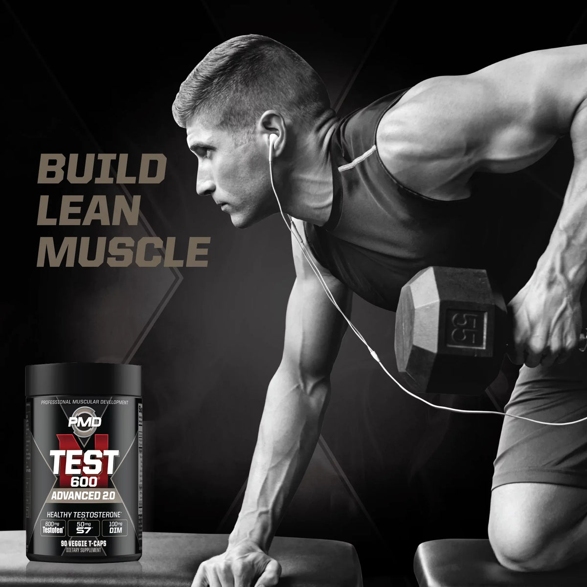 '- And Boost for Lean Strength Booster Veggie-Caps)) (90 - and Gains Strong - Training Test Sports Testofen - Muscle Advanced Testosterone Bodybuilding 600 With Men N-Test And Powerful PMD Growth