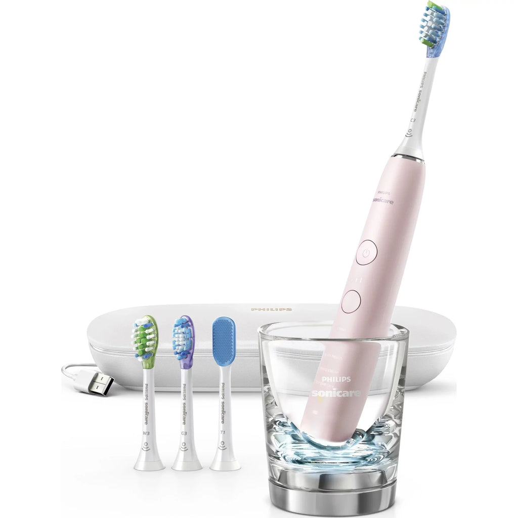 Power 9500 Pink, Electric Sonicare Smart Rechargeable DiamondClean Philips Toothbrush, HX9924/21