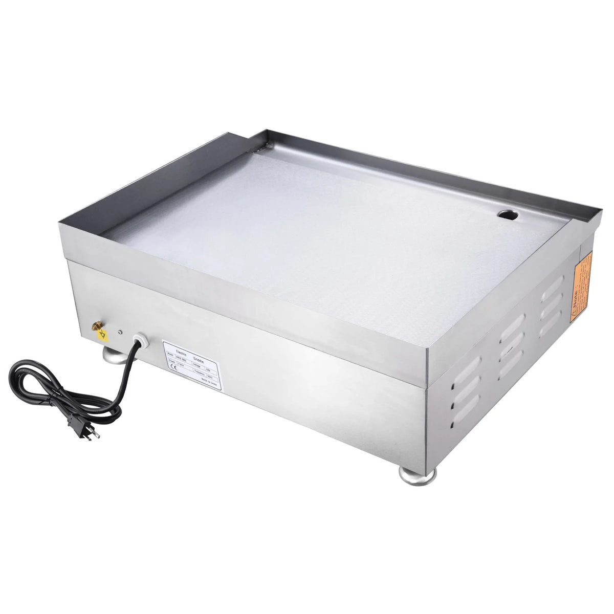 '- Steel High-Powered Electric Countertop with Cook - Griddle Precision Stainless