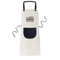 Cotton BBQ Linen Pocket Best Am Games One Apron Kitchen I Bib Always In Adjustable Pinafore The